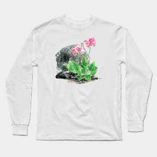 February 1st birthday flower Long Sleeve T-Shirt